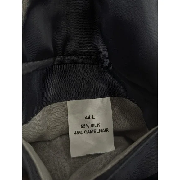 Jos. A. Bank Signature Blazer Sport Coat‎ Suit Jacket Silk LambsWool 44L 48" EUC - Picture 8 of 14